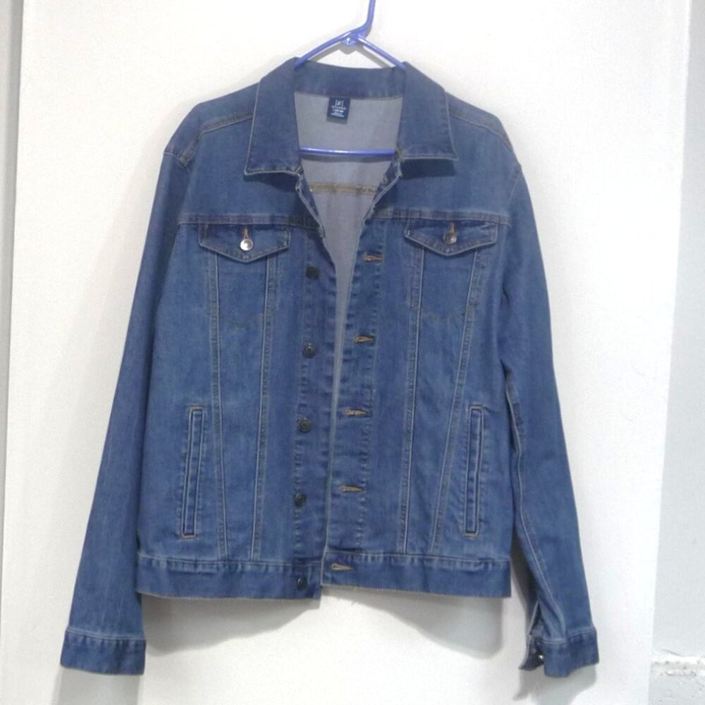 GEORGE DENIM TRUCKER JACKET LARGE (42-44)